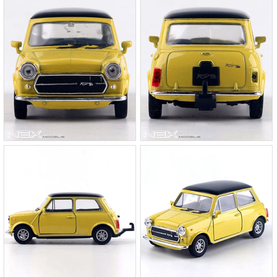 Mini Cooper Motor Car Caravan Diecast 1:38 Scale Miniature Toy - Image 4 of 4