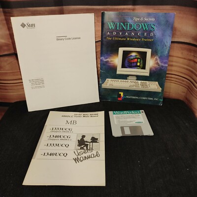 Vintage Windows Advanced '' Tips & Secrets '' by Mastering Computers, Inc