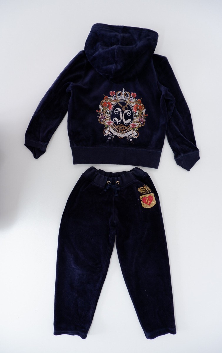 Juicy Couture Girls Tracksuit Set Size XS-S Age Yrs Jacket