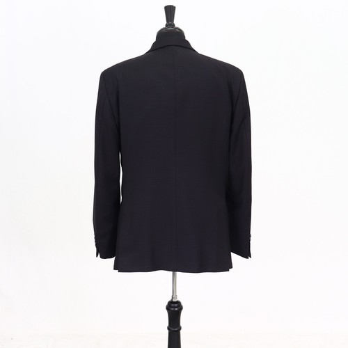 DKNY 44L Gray Sport Coat Blazer Jacket Solid 2B Wool - Picture 7 of 11
