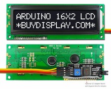 Black IIC/I2C/TWI Big 16x2 Character LCD Module Display for Arduino w/Library