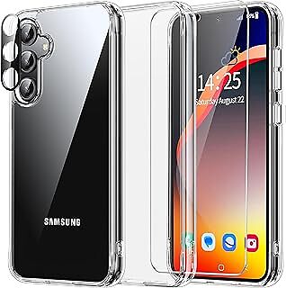 AMILIFECASES for Samsung Galaxy S23 FE Case Clear| with Screen Protector&Camera
