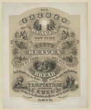 8" x 10" Photo Our father who art in heaven 1876