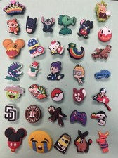 Jibbitz Crocs Shoe Charms Bundle Lot Of 33 Random Themes