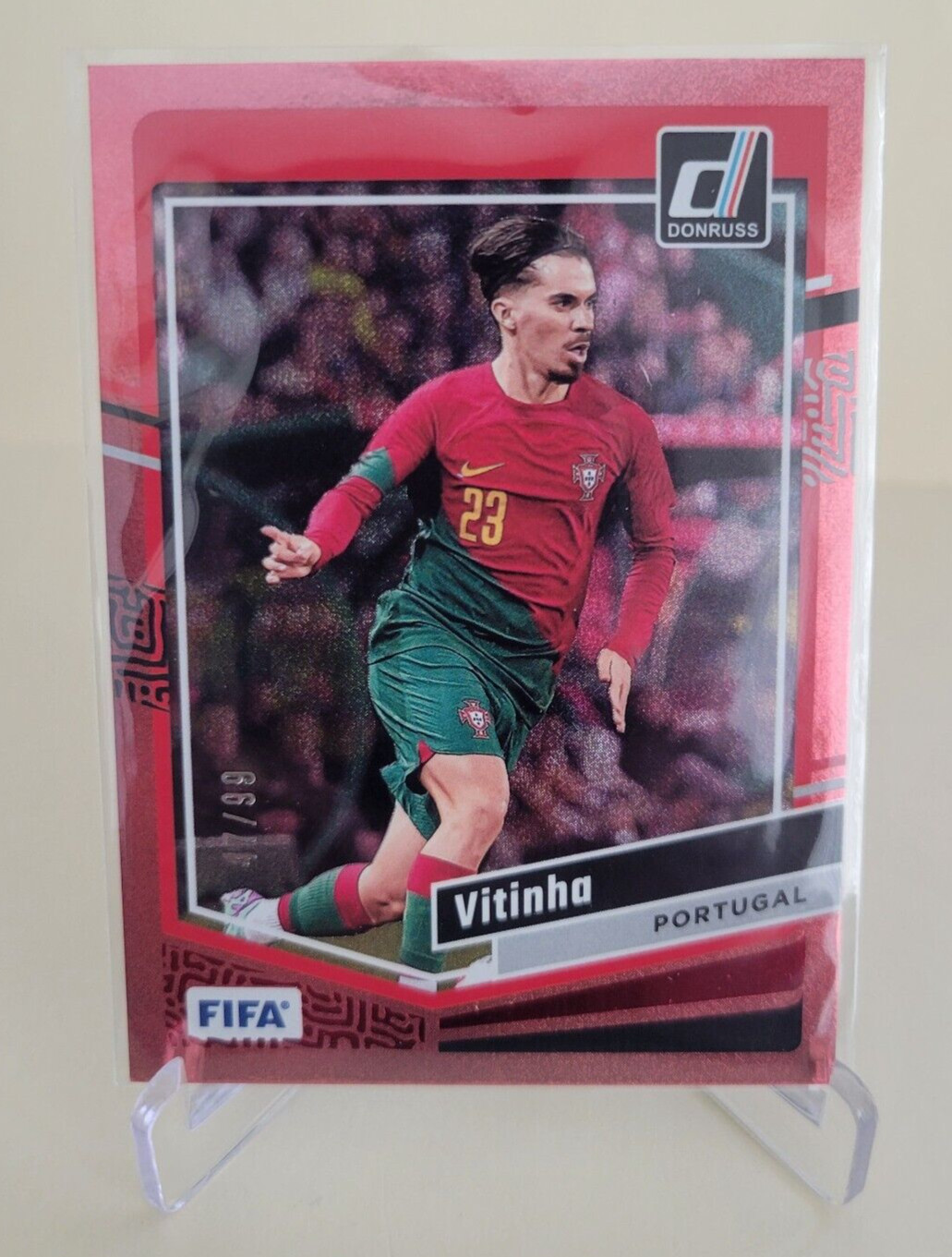 2023-24 PANINI DONRUSS VITINHA RED #45 Ser #47/99 PORTUGAL