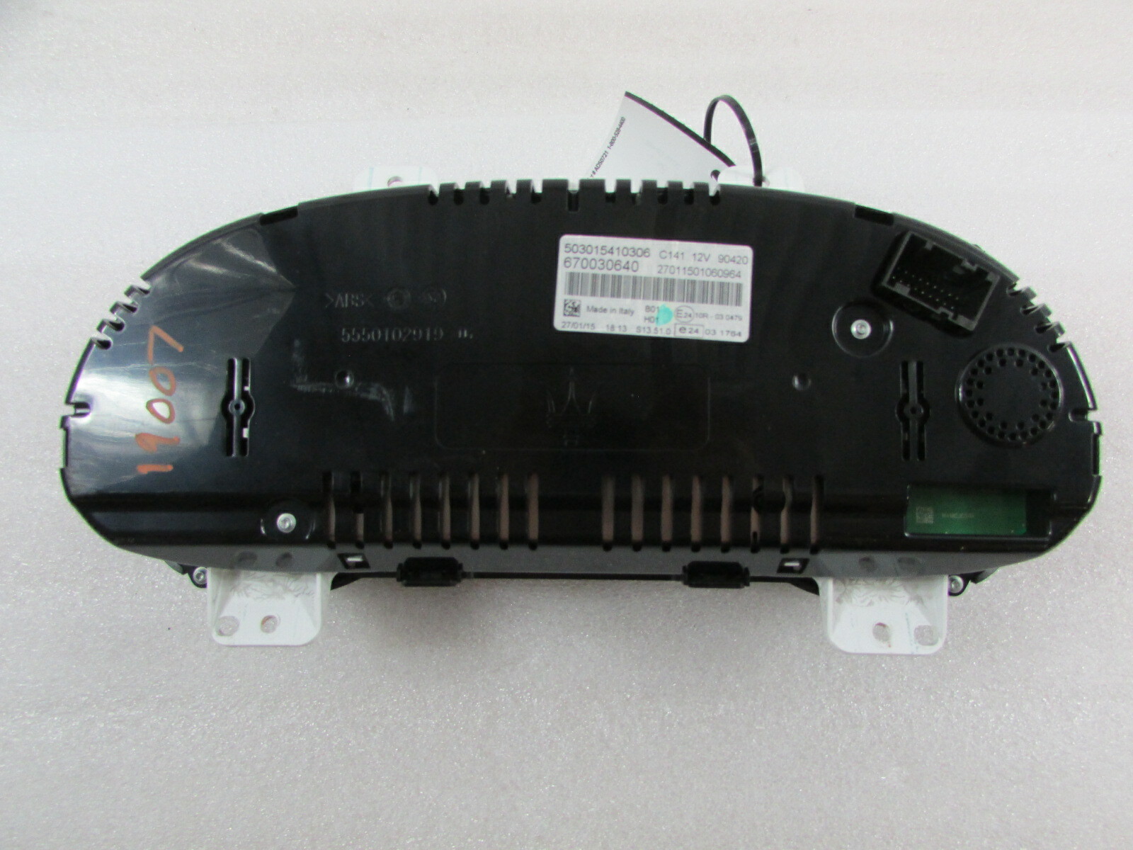 Maserati Ghibli, Speedometer Head Cluster, Used, P/N 670031671