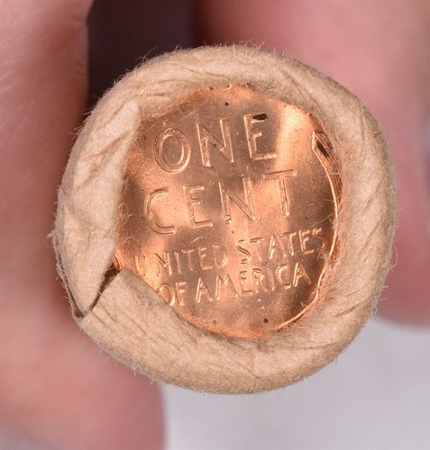 1952-S Lincoln Wheat Penny Cent - BU Roll - San Francisco Crocker Bank - Picture 3 of 3