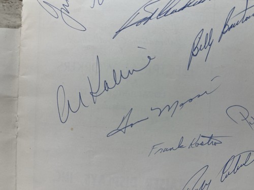 1963 Detroit Tigers Capuchin Charity Baseball Dinner Program 19x Autos Kaline - Picture 10 of 19