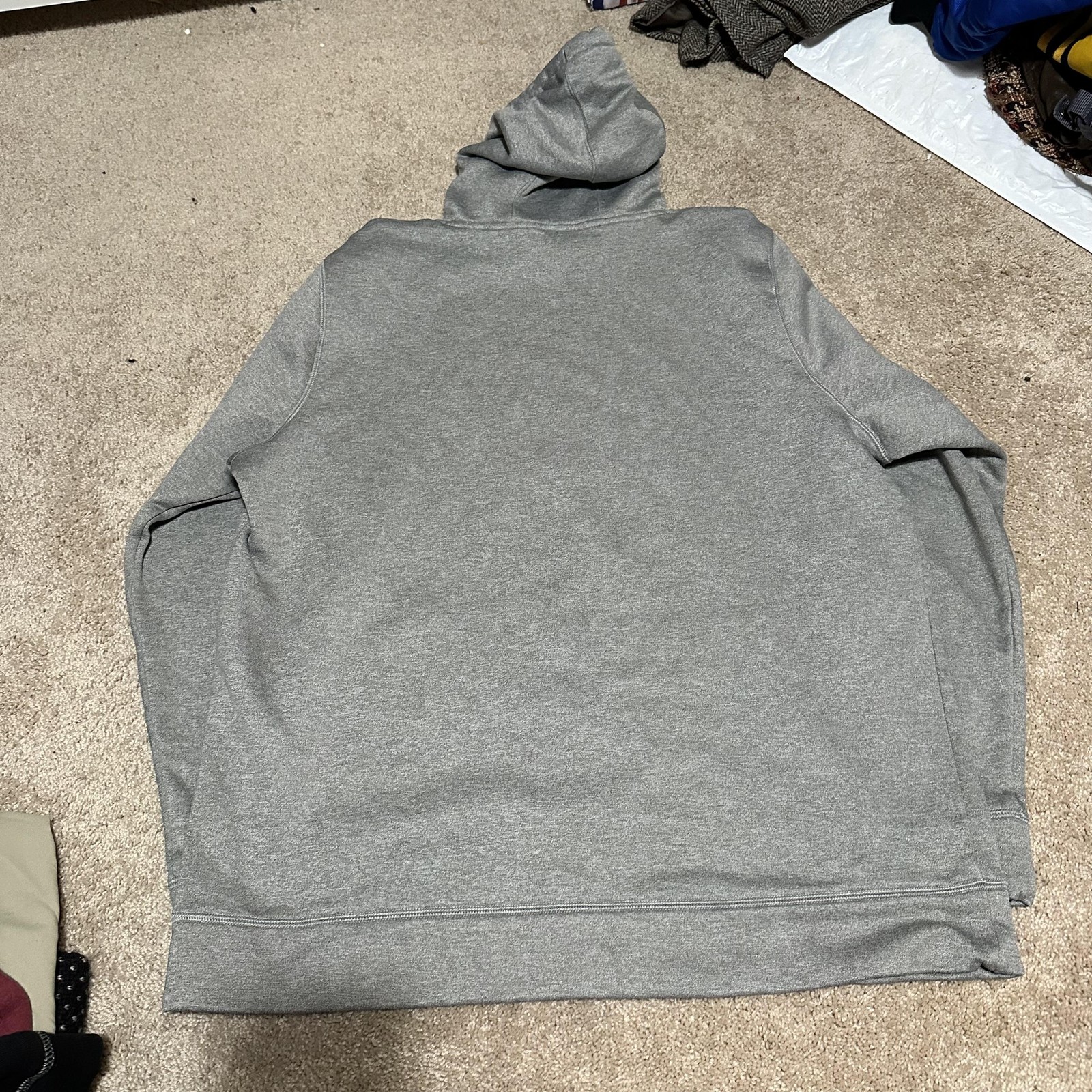 Wisconsin Badgers Hoodie Mens XL Gray NCAA Football Under Armour Pullover Fleece thumbnail 2