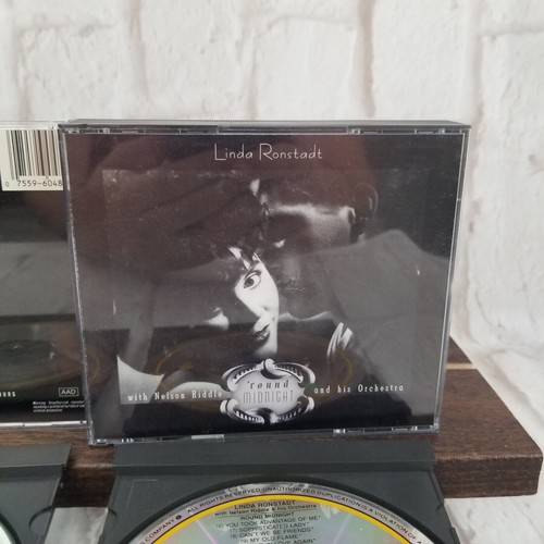 Round Midnight Nelson Riddle and His Orchestra Linda Ronstadt CD 1986 Japan pres - Picture 2 of 12