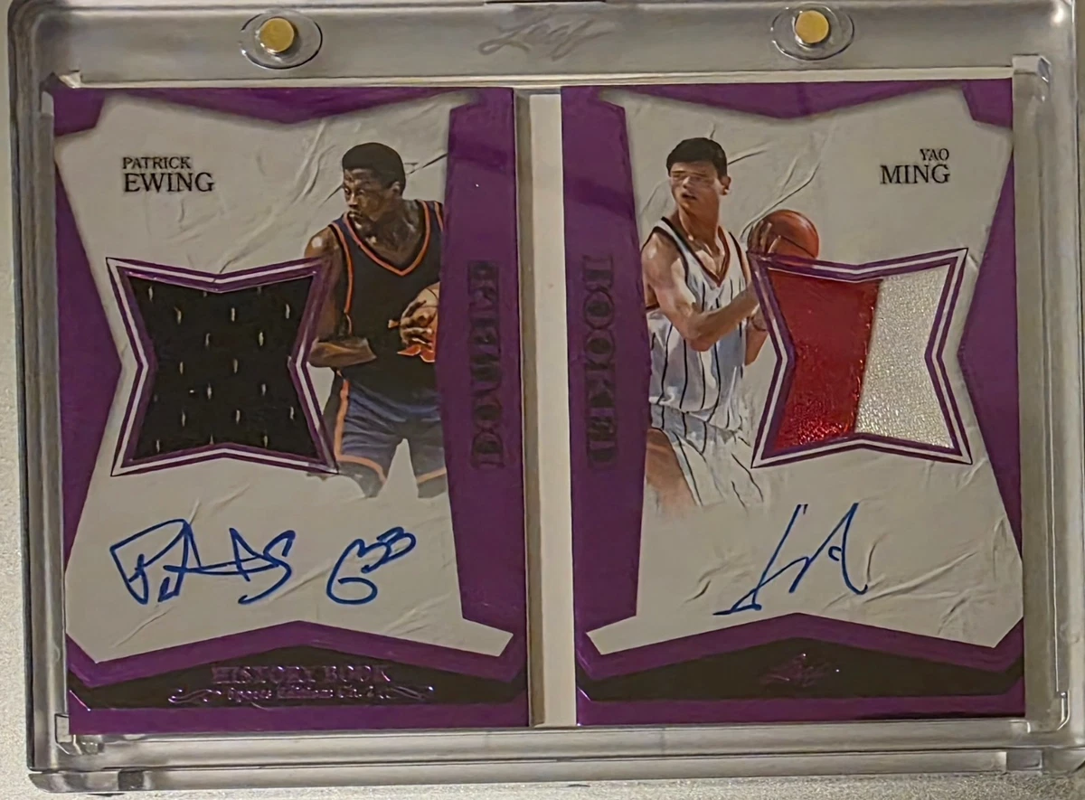 Yao Ming Basketball Original Autographed Sports Trading Cards