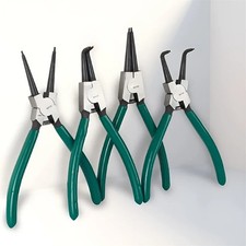 4Pcs Snap Ring Pliers Set - 7" Heavy Duty Internal/External Circlip Kit