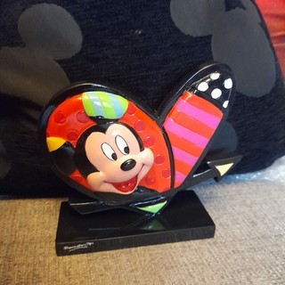 Disney Britto Showcase Mickey & Minnie Heart With Arrow valentine