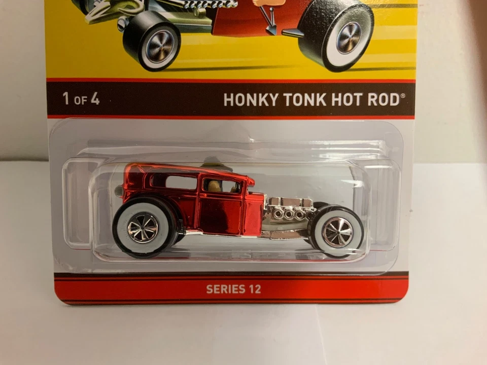 2013 Hot Wheels NEO-CLASSICS Series Honky Tonk Hot Rod 747 of 4500 MONMC Read - Image 3 of 4