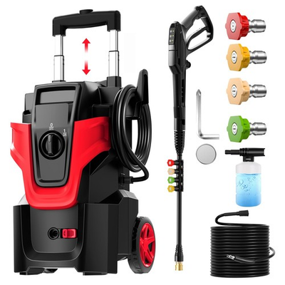 #ad 5000PSI Heavy Duty Pressure Washer 3 Speed Adjustable Power Washer with 2 St... $238.64