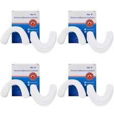 Zinc Free Lasting For Denture Adhesive Pads 120 Cushions for Secure Fit