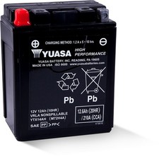 Yuasa Factory Activated Maintenance Free Battery YTX14AH YUAM72H4A