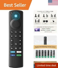 Ergonomic Replacement Voice Remote for AMZ Stick, 4K, TV Cube, and Smart TVs