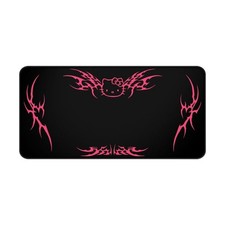 Hello Kitty Pink Tribal Cybersigilism, Mouse Pad, Computer Desk Mat