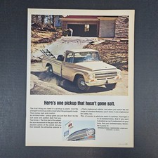1966 International Harvester Pickup Truck Vintage Print Ad Mancave Garage Shop 1966 International Harvester Pickup Truck Vintage Print Ad Mancave Garage Shop