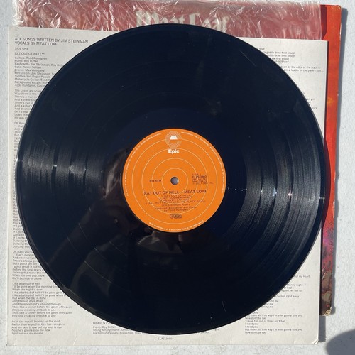 Vinyl Record LP Meat Loaf Bat Out of Hell 1977 - Picture 3 of 7