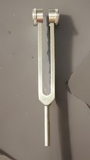 Silver Metal Tuning Fork 128 Hz 7 in