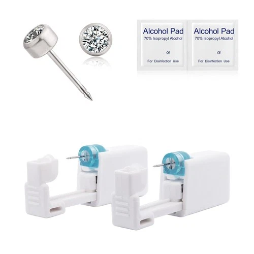Ear Piercing Kit Titanium G23, Disposable Ear Piercing Gun Kit with F136 Medical - product listing photo