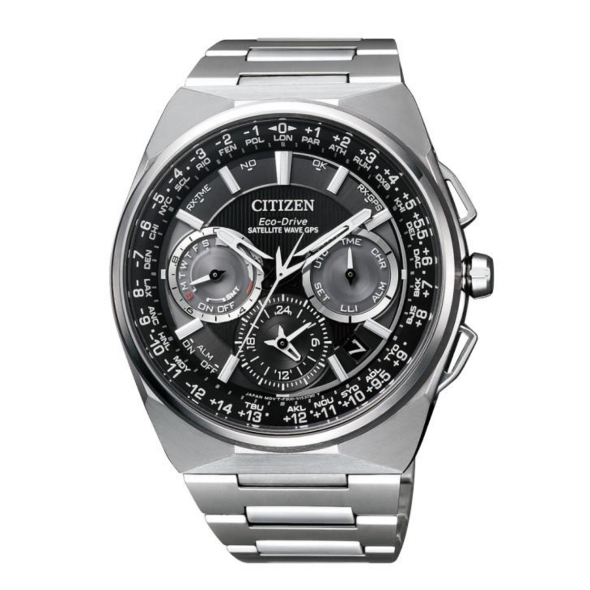 Citizen Watch Chrono Satellite Wave GPS F900 Super Titanium CC9008-84E