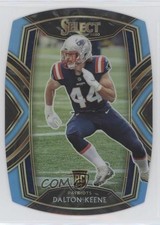 2020 Panini Select Club Level Light Blue Prizm Die-Cut Dalton Keene #297 7l6