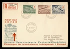 DR WHO 1955 FINLAND FDC FISH TB SEMI POST COMBO M82645