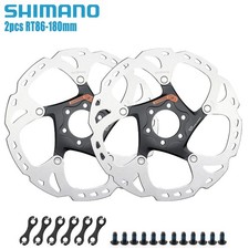 2PCS - Shimano XT Ice-Tech SM-RT86 6 Bolts Disc Brake Rotors 180mm