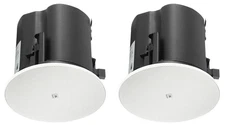 2) JBL Control 424C/T 4" Commercial 70v/16-ohm Ceiling Speakers 4 Restaurant/Bar