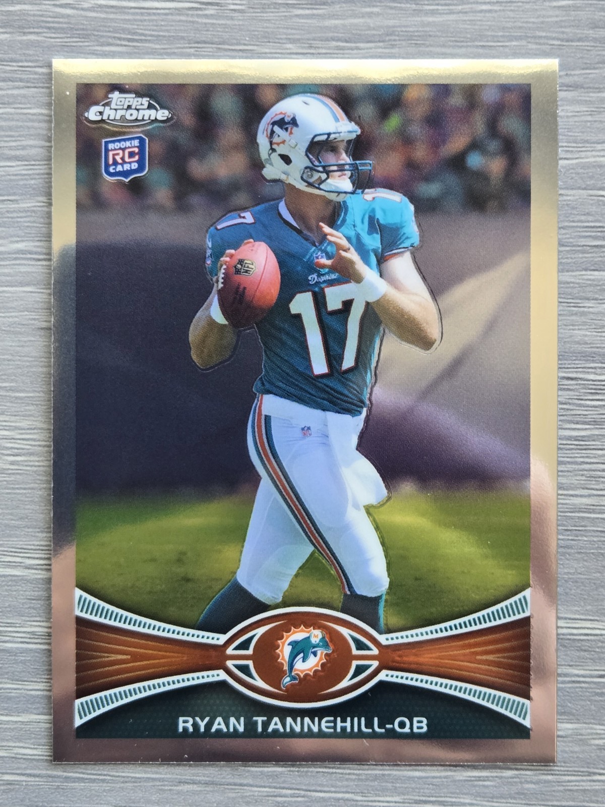 RYAN TANNEHILL RC 2012 TOPPS CHROME DOLPHINS