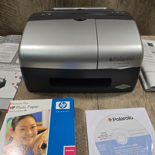 Polaroid Lexmark P310 Color Inkjet Photo Printer 4300-002 Bundle Works - Picture 2 of 7