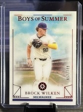 2024 Panini Boys of Summer - Brock Wilken #6 Red /149 (RC)