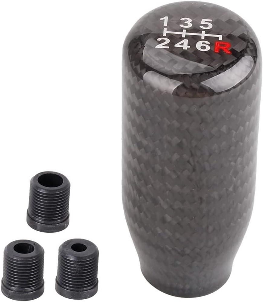 Sakali Universal Carbon Fiber Shift Knob Shifter - Manual or Automatic