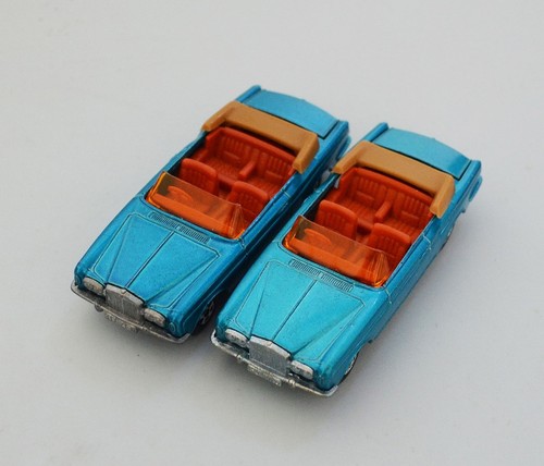 Matchbox Superfast #69 Rolls-Royce Silver Shadow Coupe, DARK METALLIC BLUE, Rare - Foto 7 di 7