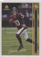 2022 Panini Luminance Gold 58/249 Davis Mills #30 0x1