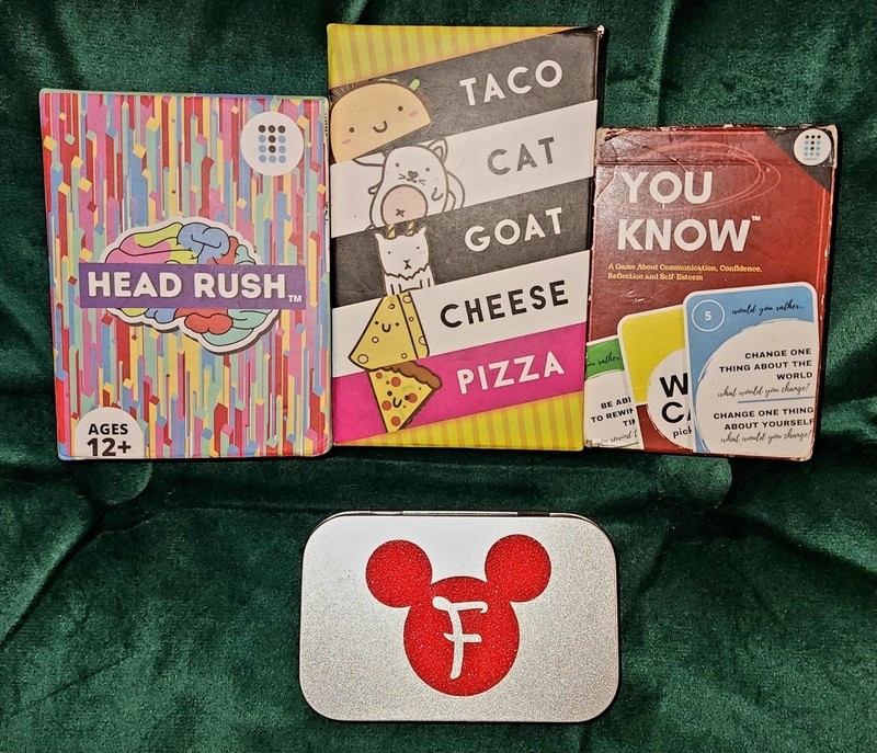Assorted Therapy U Card Games Head Rush You Know Taco Cat Goat Cheese Pizza 