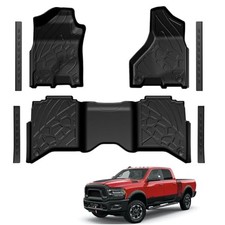Floor Mats for 2019-2025 2026 Dodge Ram 2500/3500 Crew Cab with Bucket Seat Not