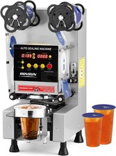 Automatic Electric Sealing Machine Cup Sealer 88/89/90/95 mm Cup 500-600 Cups/H