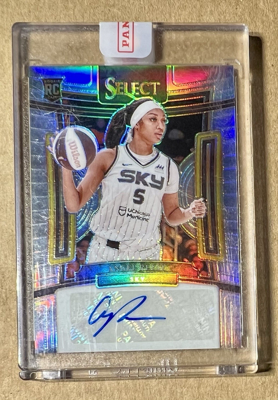 2024 Select WNBA ANGEL REESE RC Rookie AUTO Signatures Silver Prizm Autograph