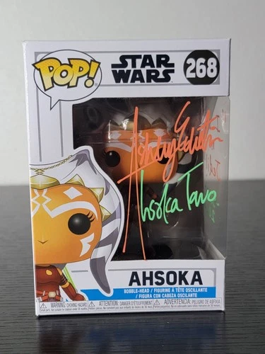 🔥Funko Pop! Star Wars: Ahsoka #268 Signed By Ashley Eckstein No Coa🔥