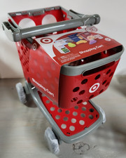 TARGET TOY SHOPPING MINI CART 12 PIECES GROCERIES FRUIT