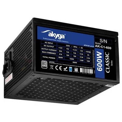 Akyga AK-C1-600 600W ATX PC Power Supply
