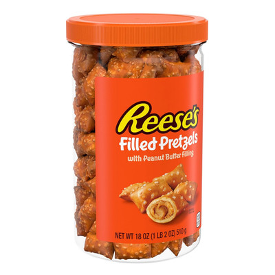 Filled Pretzels, Peanut Butter Pretzel Nuggets, Crunchy, Ready to Eat, Sweet and