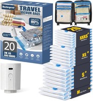 BoxLegend 20 Vakuumbeutel Reise Set 1200Mah USB Pumpe Wasserdicht 70%
