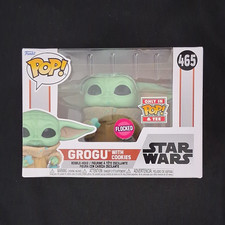 Grogu with Cookies (Flocked) — Star Wars (Funko #465)