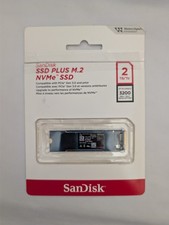 SanDisk 2TB SSD PLUS M.2 NVMe PCIe 3.0 M.2 Internal SSD