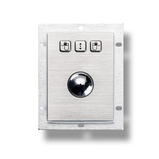 Mechanical Trackball Mouse USB 38MM Metal Rollerball Industrial Pointing Device